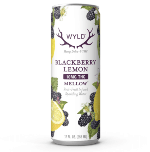 Wyld THC Sparkling Water (Blackberry Lemon)