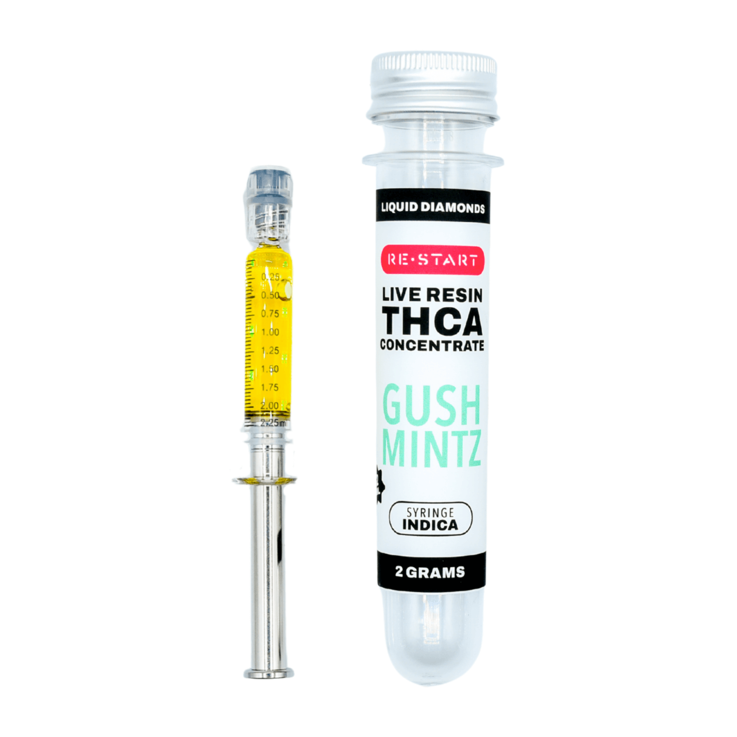 THCA Dab Syringe Gush Mintz (H/I) Live Resin - Image 3