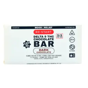 Delta 9 THC CBD 300MG Chocolate Bar (1:1)