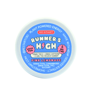 Runner's High THCV THC + Green Tea Gummies Pink Lemonade