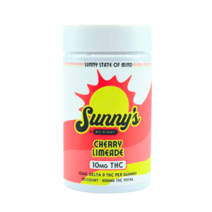 Sunny’s Delta 9 THC 10mg Cherry Limeade Gummies