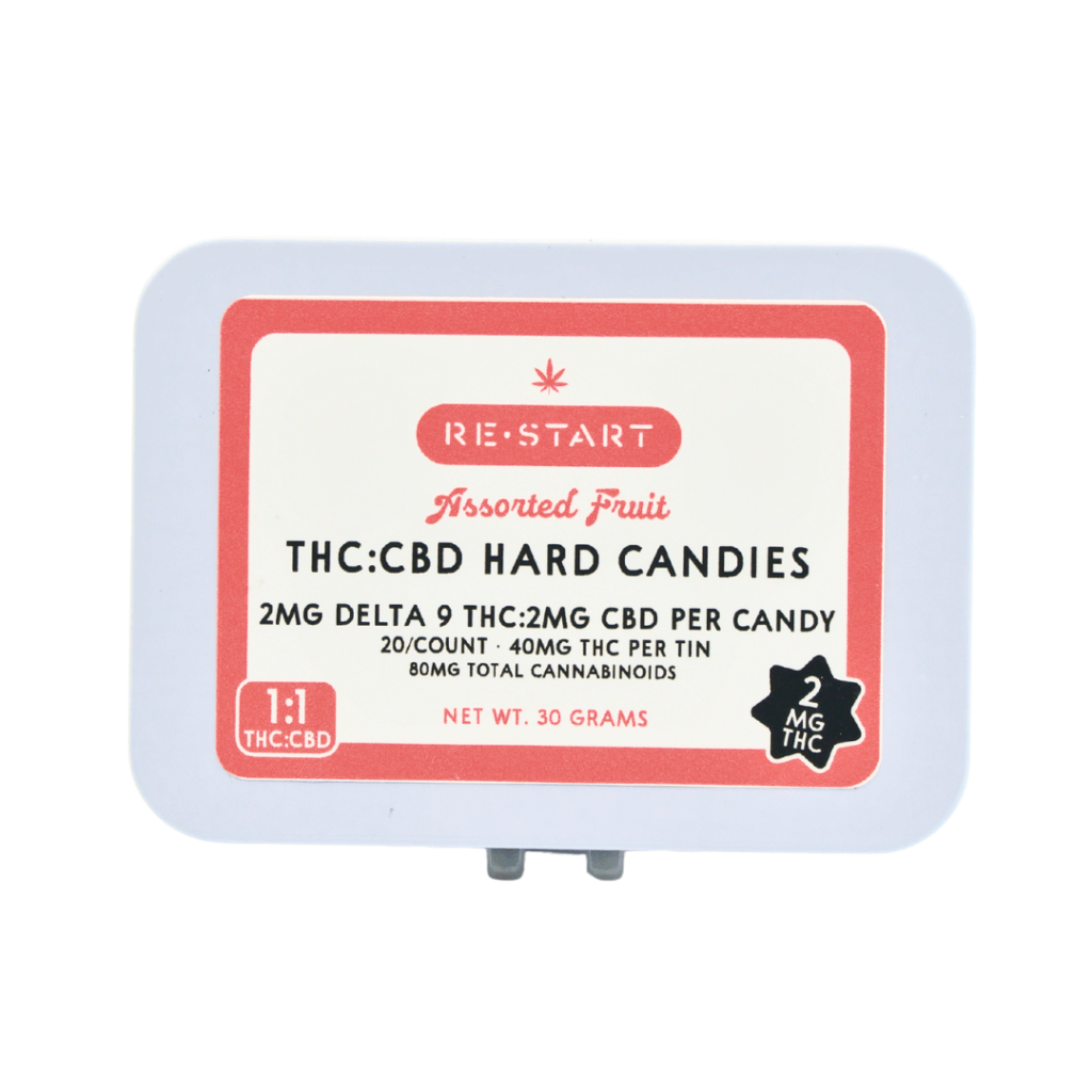 Microdose Delta 9 THC CBD 4MG Hard Candies (1:1) 20-ct (Online Only)
