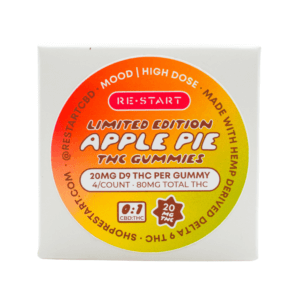 Delta 9 THC 20MG Gummies Apple Pie