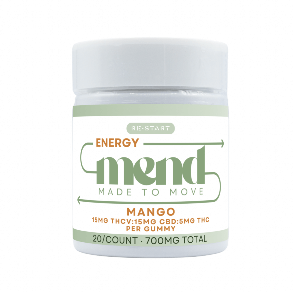 MEND Delta 9 THCV CBD 35MG Gummies Mango (2:7:7)