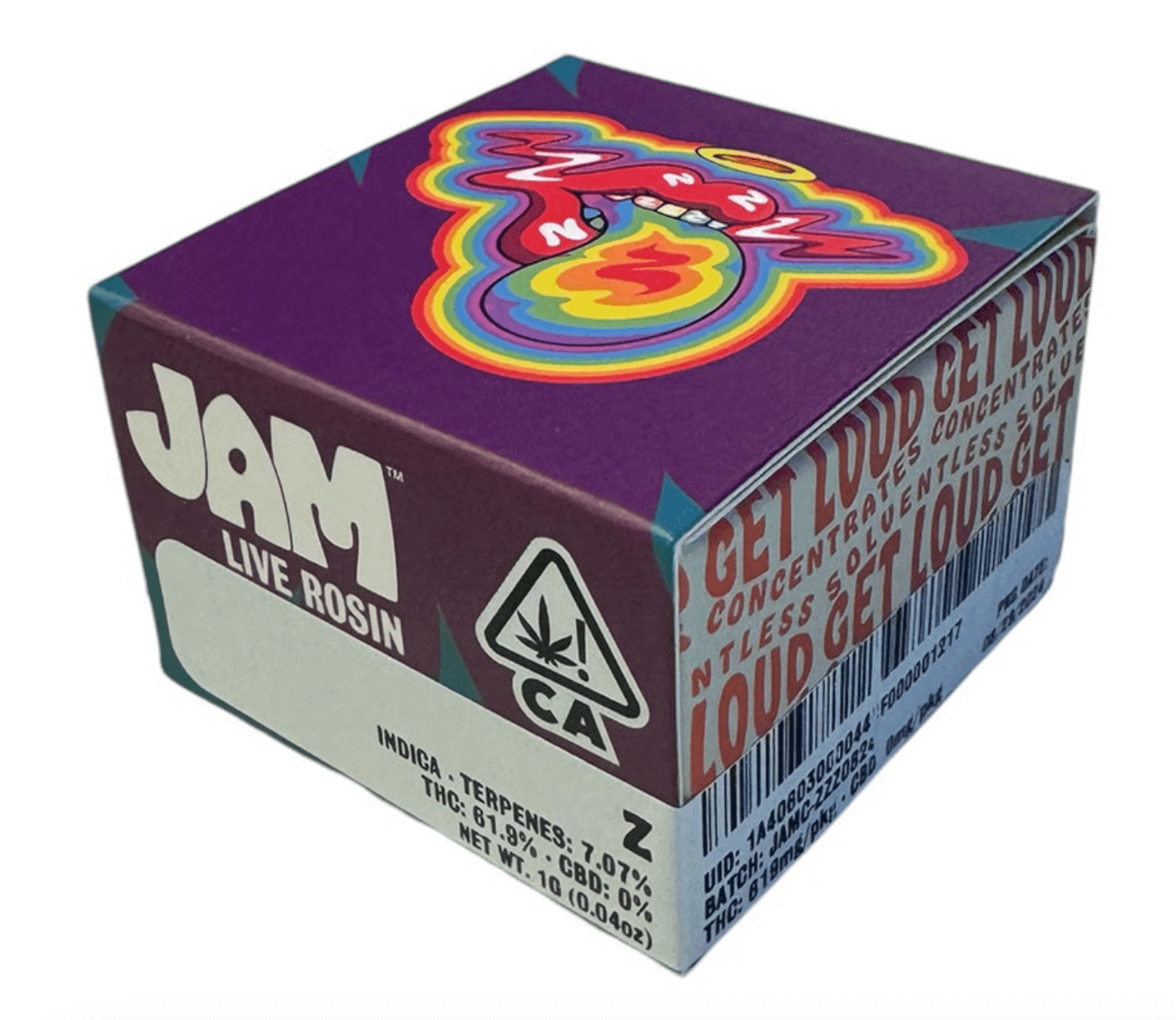 JAM: THCA Live Hash Rosin (I) Z 1G