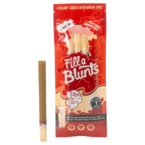 Fill-a Blunts King Size 1 Gram Pre-Rolled Blunt Tubes with Wood Filter Tips 4/pk