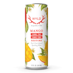 Wyld THC CBD 20MG Sparkling Water (1:1) Mango *ATX Only