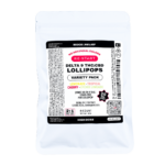 20mg Delta 9 THC 10mg CBD Lollipop Variety Pack 4-ct (2:1) Color-Free