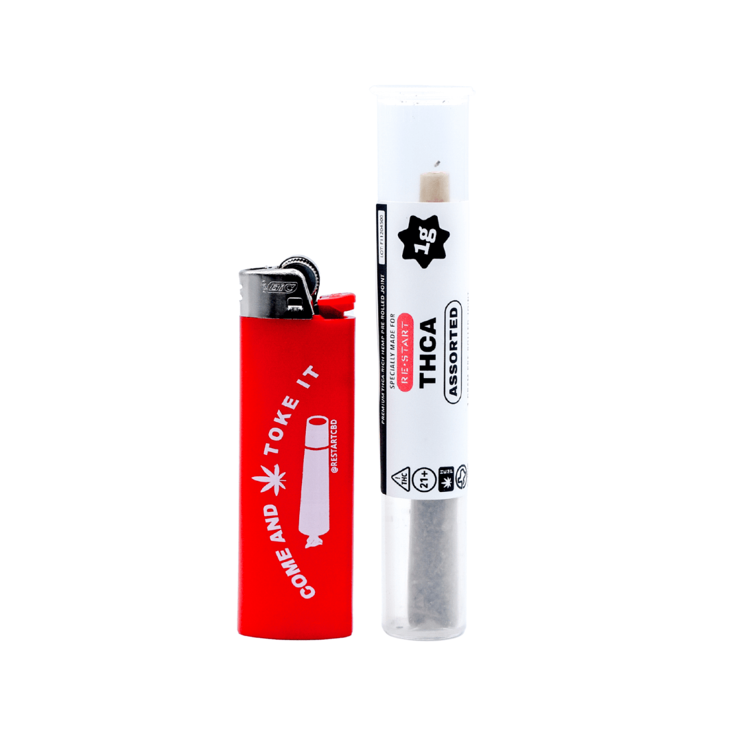 THCA Pre-roll + RESTART Lighter Bundle