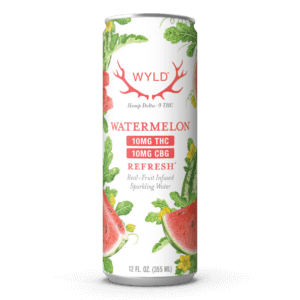 Wyld THC CBG 20MG Sparkling Water Watermelon (1:1)