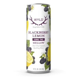Wyld THC 10MG Sparkling Water Blackberry Lemon