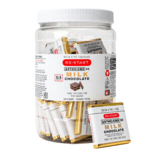 Delta 9 THC CBD 30MG Milk Chocolate Minis 30-ct (1:1)