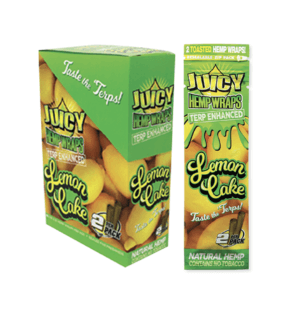 Juicy Jays Terp Enhanced Wraps - Lemon Cake 2-ct