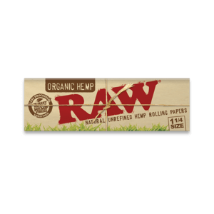 Organic Hemp Raw Rolling Papers 1 1/4"