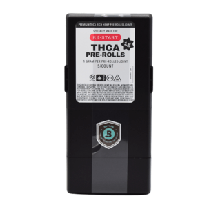 Premium THCA Pre-Rolls (I) Black Ice.75G 5/pk