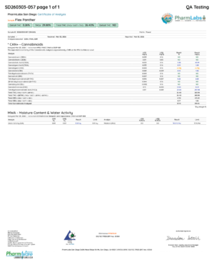 Boutique Exotic THCA Flower (I/H) Flex Panther