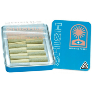 SHISH Hash Infused Pre-Rolls (S) Tropicana Cookies x Sugar Plum 12/pk 19.55%