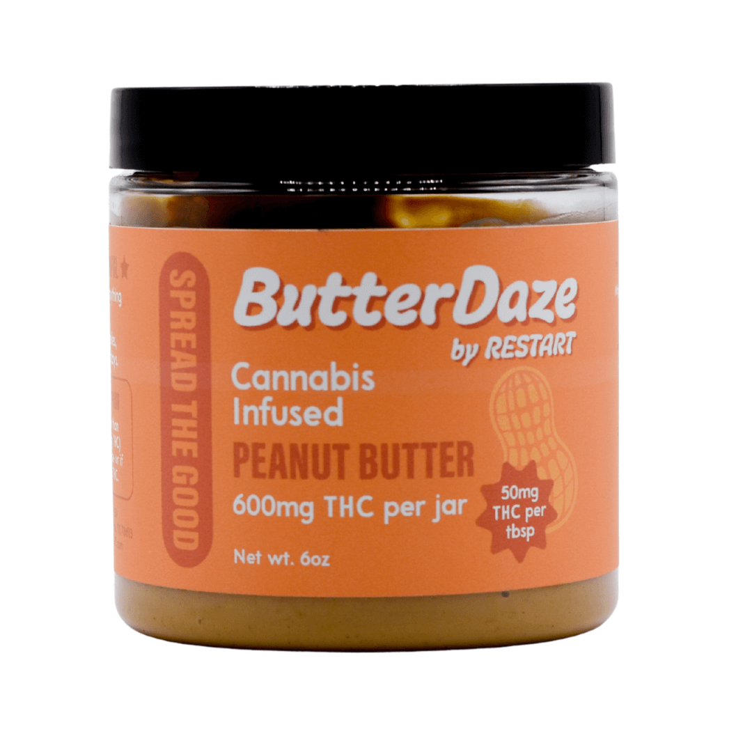 ButterDaze Delta 9 THC 600MG Peanut Butter 8oz