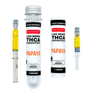THCA Dab Syringe Papaya (I) Live Resin + Free Accessory