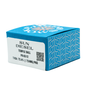 THCA Ice Water Hashish Temple Ball | SHISH (H) Sun Diesel 1G (Reg. Price $45)