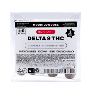 Delta 9 THC 5MG Cookies & Cream Bites 30ct