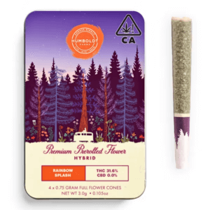 THCA Premium Pre-rolls Rainbow Splash (H) 4/pk (Reg. Price $25)