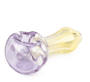 Red Eye West Coast Mushroom Hand Pipe - Purple *ATX Only