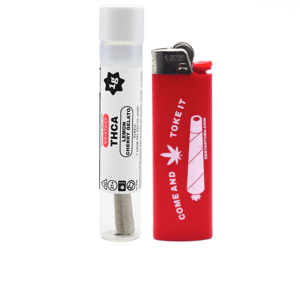 Premium THCA Pre-Roll (H) Lemon Cherry Gelato 1G + FREE LIGHTER