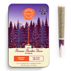 Humboldt THCA Premium Pre-rolls Rainbow Splash (H) 4/pk