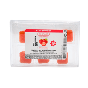 Sugar-Free CBD 50MG Gummies Strawberry 6-ct